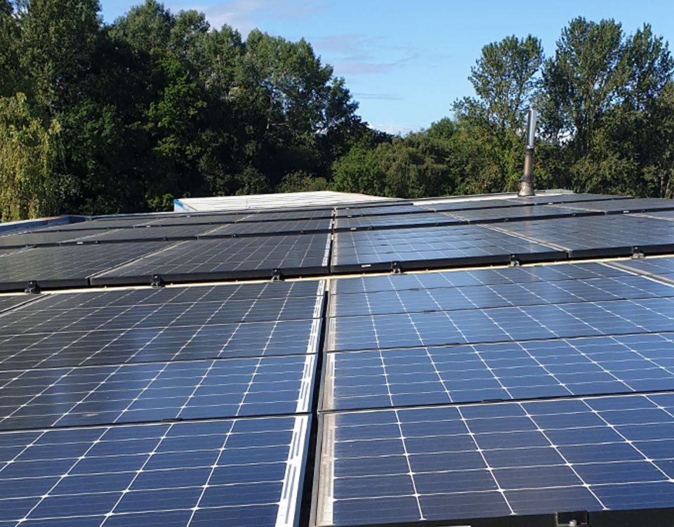 commercial solar cleaning