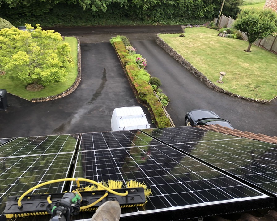 Domestic solar panel maintenance