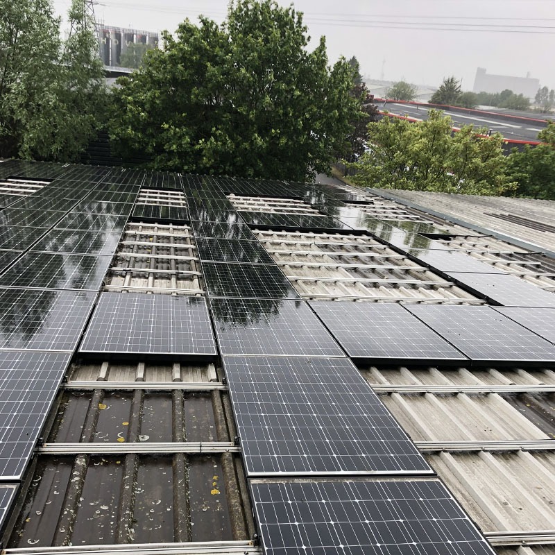 Solar clean on panels