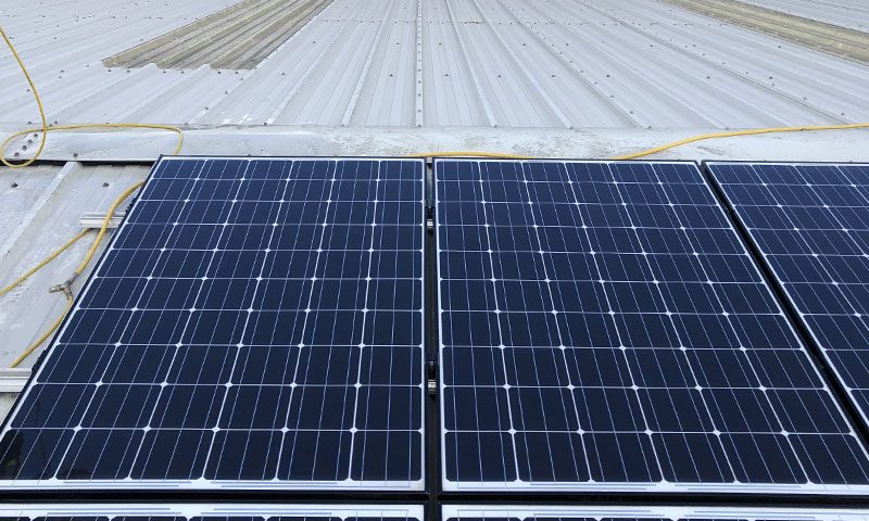 Solar panel maintenance