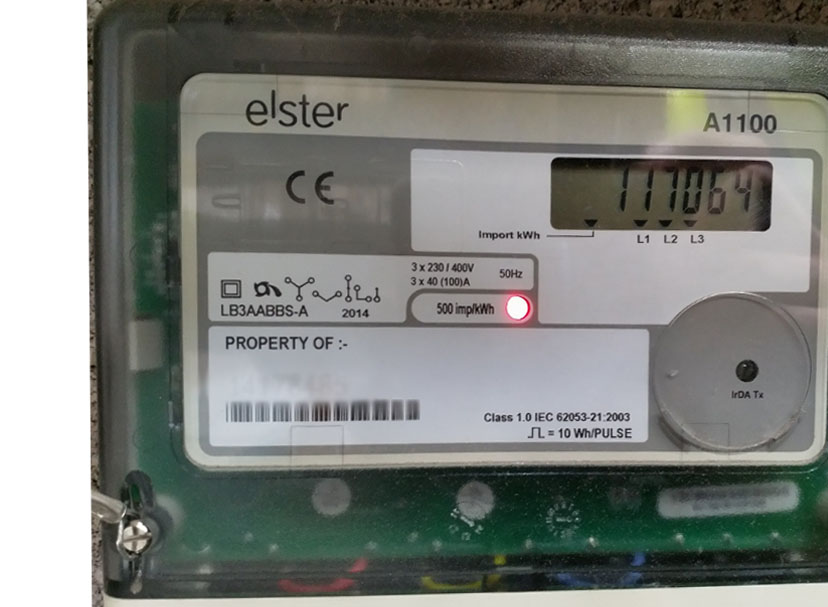 Solar meter reading