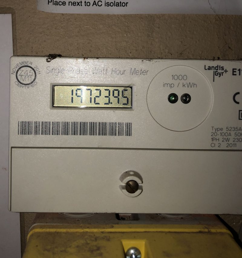 domestic solar meter