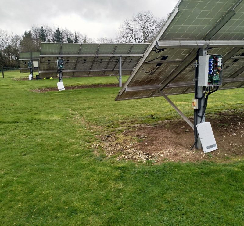 Solar farm maintenance