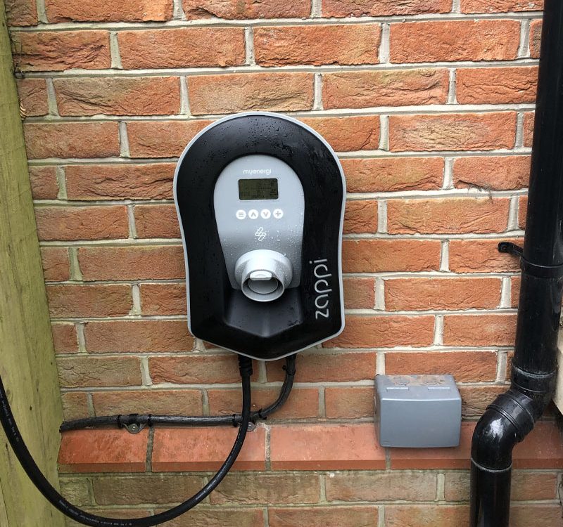 Domestic ev charger installation