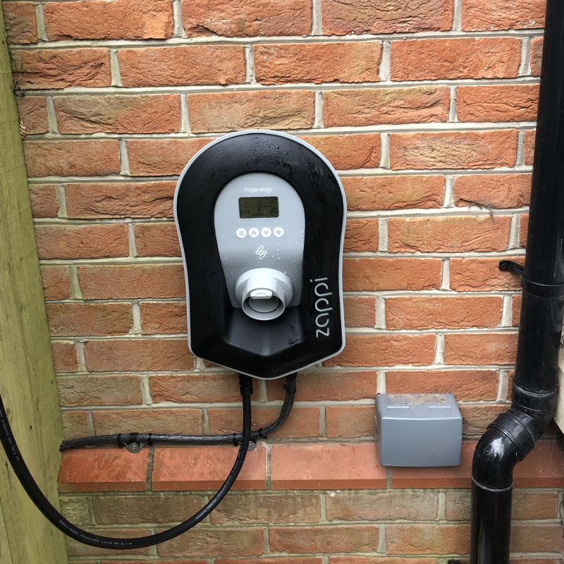 Domestic ev charger installation