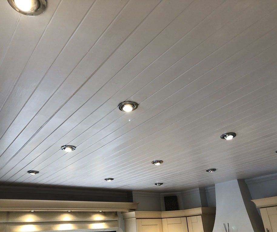 Kitchen LED lighting installation