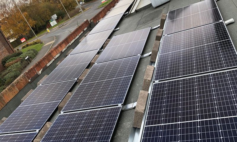 Solar installation in Verwood