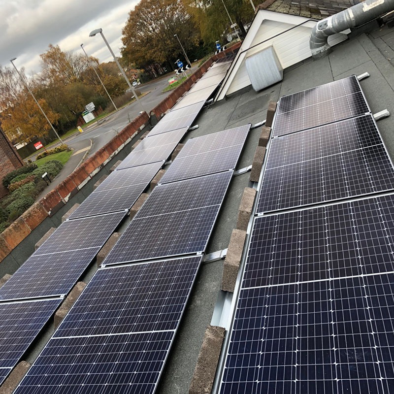 Solar installation in Verwood
