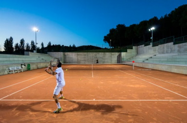 tennis court lighting