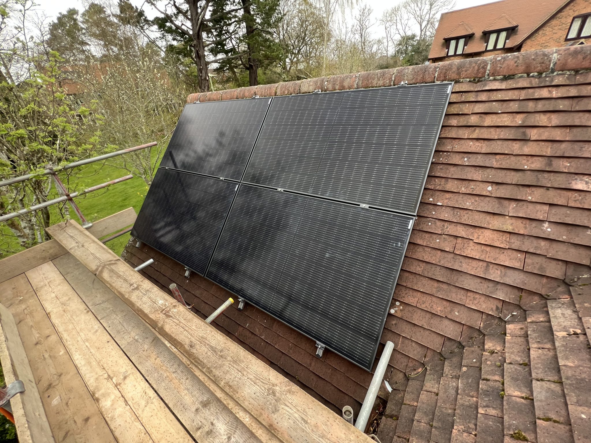 Domestic Solar Installation For Client At Forest View